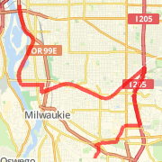 A 20.91 mi Bike Ride - Road Cycling mapped on Fri Dec 14 2012