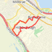 My Skyline loop Run route image