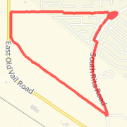 Walked the dog 3.10 mi on 12/18/2012