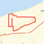 100 Mile Triathlon Bike route (3 laps)