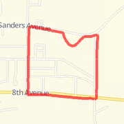 Ran 2.08 mi on 12/19/2012
