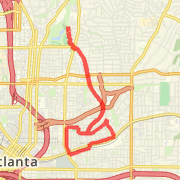 8 Mile Hot Chocolate Training Route