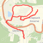 Brook Road to Lennox Bridge via Mitchells Pass and return via Marges Lookout (12.4km)