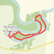 10.00km mountain bike on 2012-12-26