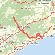 A 47.02 km Bike Ride mapped on Fri Dec 28 2012