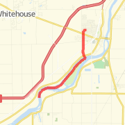 A 4.99 mi Run / Jog mapped on Fri Dec 28 2012