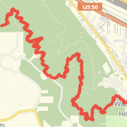 Wildwood Trail 9.80mi run on 12/29/12