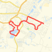 8.1mile loop around lake and thru Lagomar