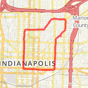 3 Mile Loop Downtown Indy