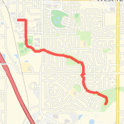 A 2.1 mi Run / Jog mapped on Wed Jan 02 2013