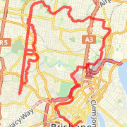 Brisbane to Red Hill the long way