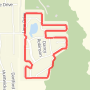 A 1.35 mi Run / Jog mapped on Tue Jan 08 2013