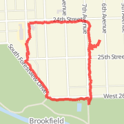 1.07mi hike on 1/10/13