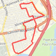 2.61mi dog walk on 1/10/13