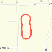 0.32mi run on 1/10/13