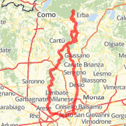 Bresso-Garbagnate-Solaro-Birago-Figino S.-Brenna-Carcano-Alpe Vicere'-Carcano-Fabbrica D.-Brenn