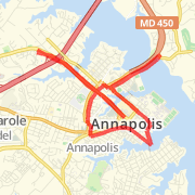 9 mile run Run route image