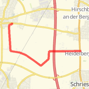 Out and back 7 miles to Leutershausen