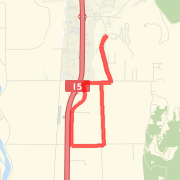 4.72 mi Run in Mt Vernon on Jan 15, 2013 5:56 PM