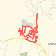 6.83km road cycling on 2013-01-16