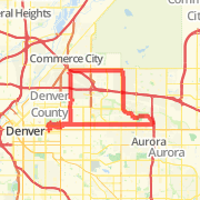 City Park to Fitzsimmons/Arsenal and back