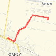6.84km mountain bike on 17/01/13
