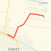 3.13km mountain bike on 17/01/13