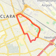 2.5 mile around campus