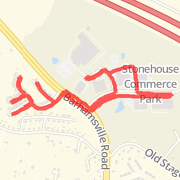 Imported Garmin Route (01/18/2013) Run route image