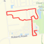 A 2.57 mi Run / Jog mapped on Sun Jan 20 2013