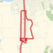 4.57 mi Run in Mt Vernon on Jan 21, 2013 5:54 PM