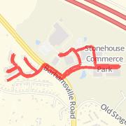 Imported Garmin Route (01/25/2013) Run route image