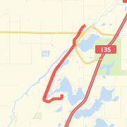 Gary's Cabin to Moose Lake Co. Rd 15 and back