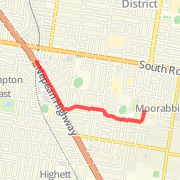 2.33km run on 28/01/13
