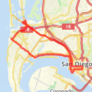 A 17 km route created using the Route Recommender on Mon Jan 28 2013