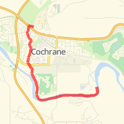 Ranchehouse to dog park/River bridge