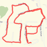 Ran 2.22 mi on 1/29/2013