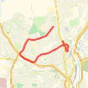 3.9 miles Run route image
