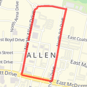 A 1.05 mi Bike Ride mapped on Wed Jan 30 2013