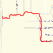 0.64mi run on 1/30/13