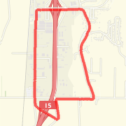 3.63 mi Run in Mt Vernon on Jan 30, 2013 1:18 PM