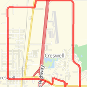 A 5.7 mi Run / Jog mapped on Sun Feb 03 2013