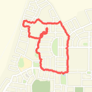 3.84km run on 5/02/13
