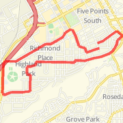 5 miler Southside, Greensprings