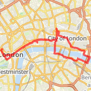 A 8.21 mi Walk mapped on Wed Feb 06 2013