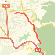 10km out and back. Devereux to top of Waterful Gully Road
