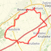 Haasdonk-Barbierbeek Run route image