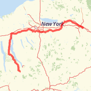 ithaca to utica via erie canal