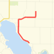 Gull Lake Triathlon OLY run course