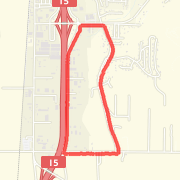 2.73 mi Run in Mt Vernon on Feb 15, 2013 4:29 PM